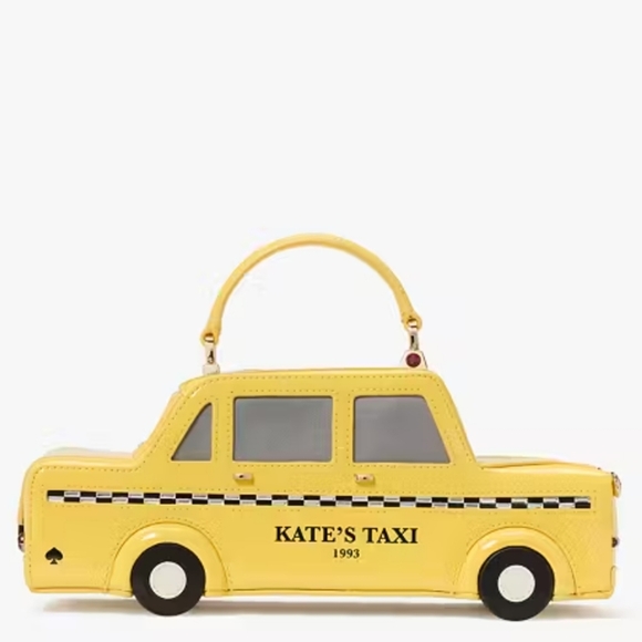Kate Spade Yellow Taxi Leather Novelty Bag - Picture 2 of 8